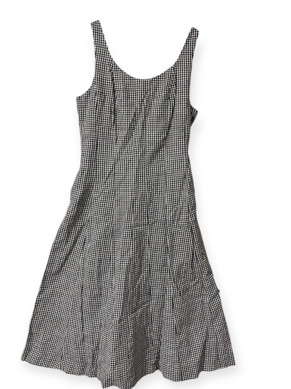A New Day Classic Black & White Gingham Summer Dress